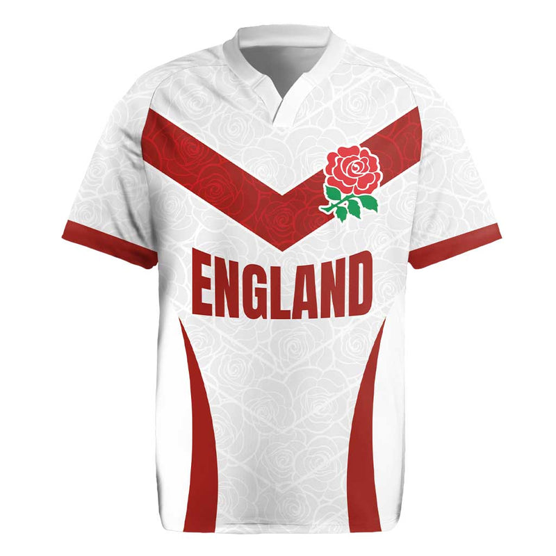 Custom England Rugby-the Red Rose Go Champions Rugby Jersey