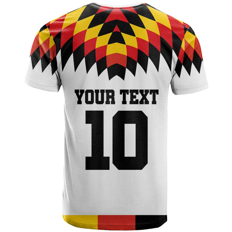 Custom Germany Football 2024 Go Champion Design 90s Style Home Color T Shirt