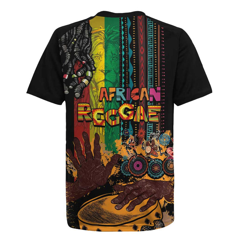 Afro-caribbean African And Reggae Art Music Rugby Jersey