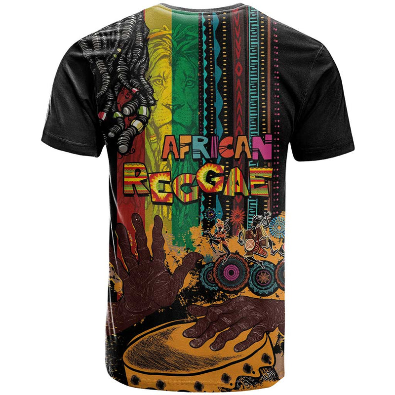 Afro-Caribbean African and Reggae Art Music T Shirt
