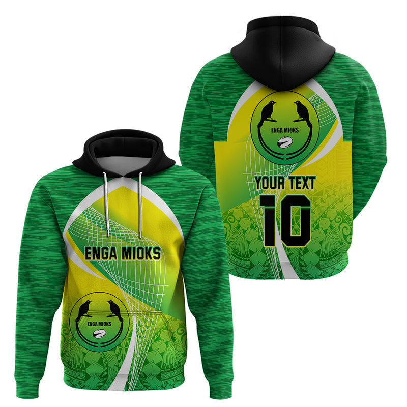 Custom Enga Mioks Rugby Papua New Guinea Polynesian Tattoo Hoodie