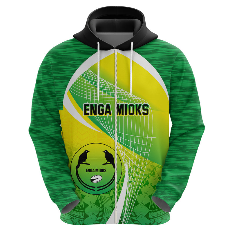 Custom Enga Mioks Rugby Papua New Guinea Polynesian Tattoo Hoodie