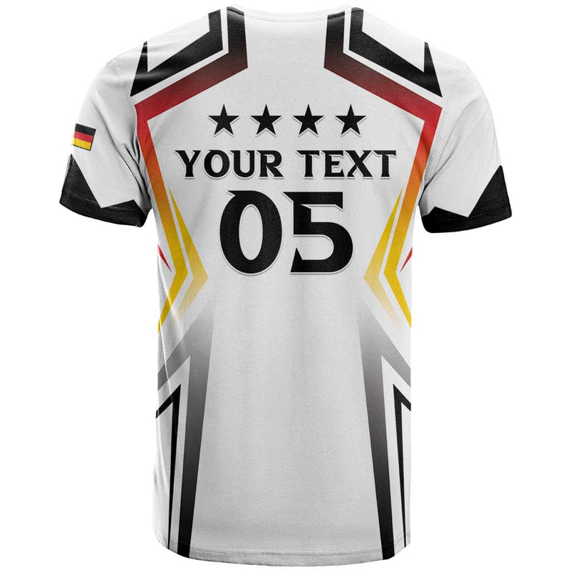Custom Germany 2024 Football Go Champions Nationalelf White Version T Shirt