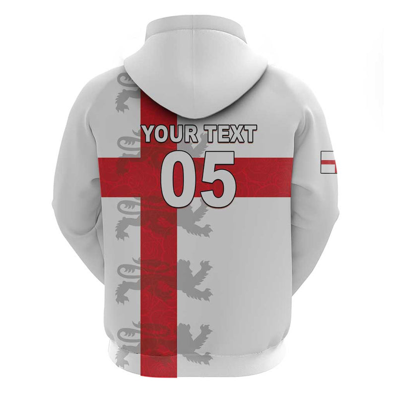 Custom England Rugby Vintage Style Hoodie