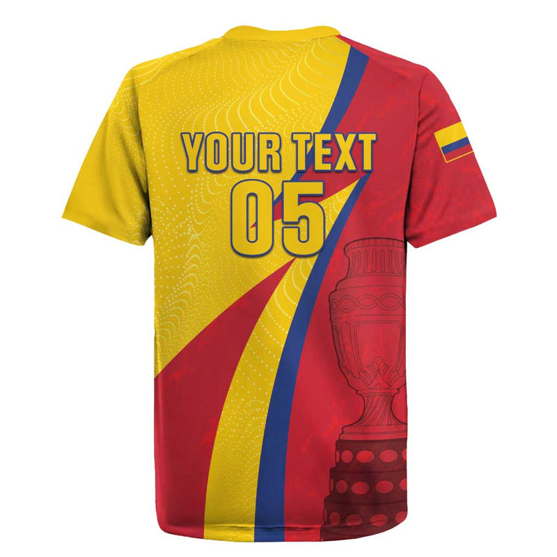 Custom Colombia 2024 Football Go Champions Los Cafeteros Rugby Jersey