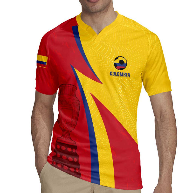 Custom Colombia 2024 Football Go Champions Los Cafeteros Rugby Jersey