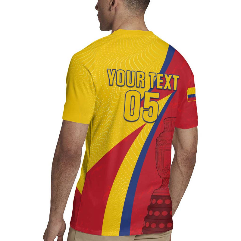 Custom Colombia 2024 Football Go Champions Los Cafeteros Rugby Jersey