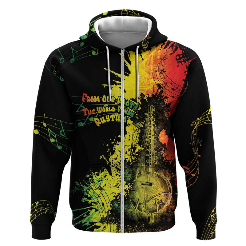 Afro Music Pride From Our Roots The World Finds Rhythm Hoodie
