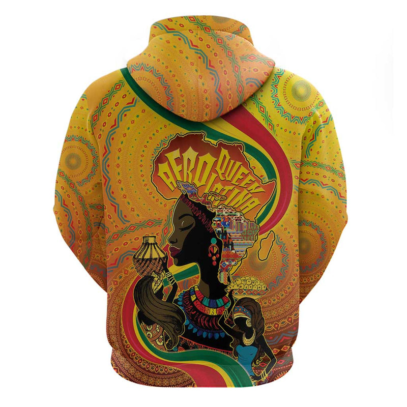 Afro Latina Queen The Beauty Of Black Women Hoodie