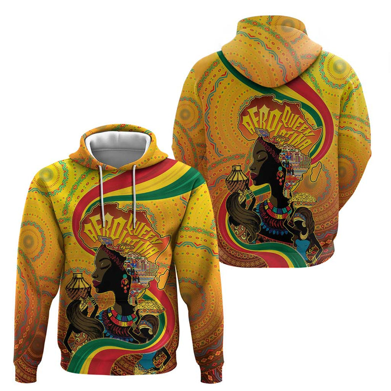 Afro Latina Queen The Beauty Of Black Women Hoodie