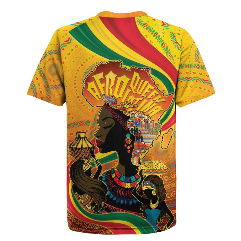 Afro Latina Queen The Beauty Of Black Women Rugby Jersey