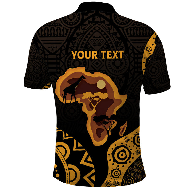 Africa Day Personalized Ethnic Retro Style Polo Shirt