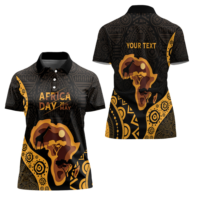 Africa Day Ethnic Retro Style Women Polo Shirt
