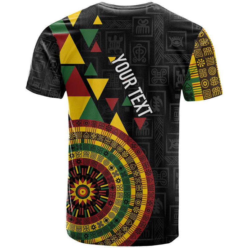 Adinkra Akan Culture Afrikan Colors T Shirt