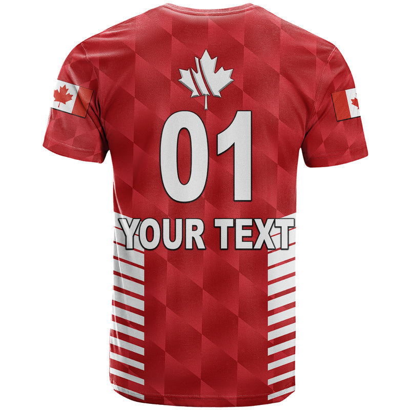 Custom Canada Cricket Maple Leaf Unique Style Red T Shirt