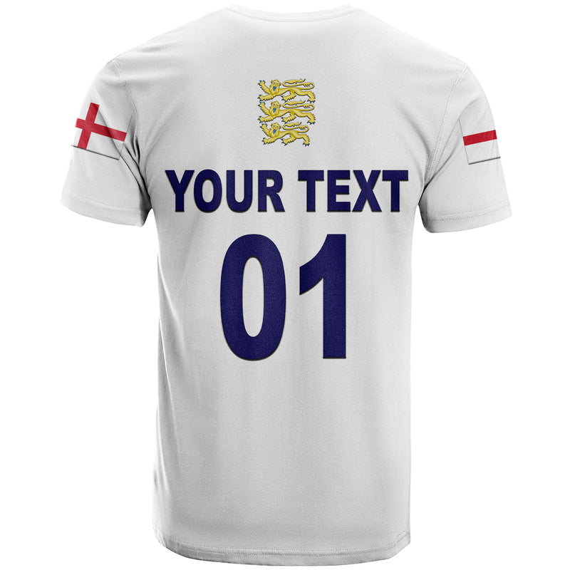 Custom England Cricket Unique White T Shirt
