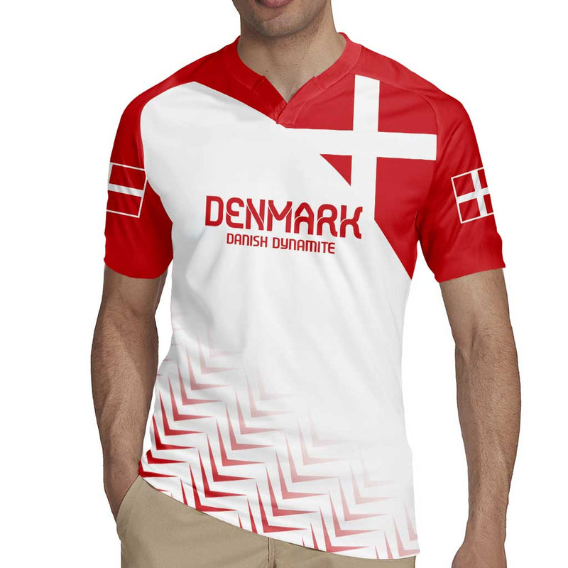Custom Denmark Football Come On Danish Dynamite Rugby Jersey