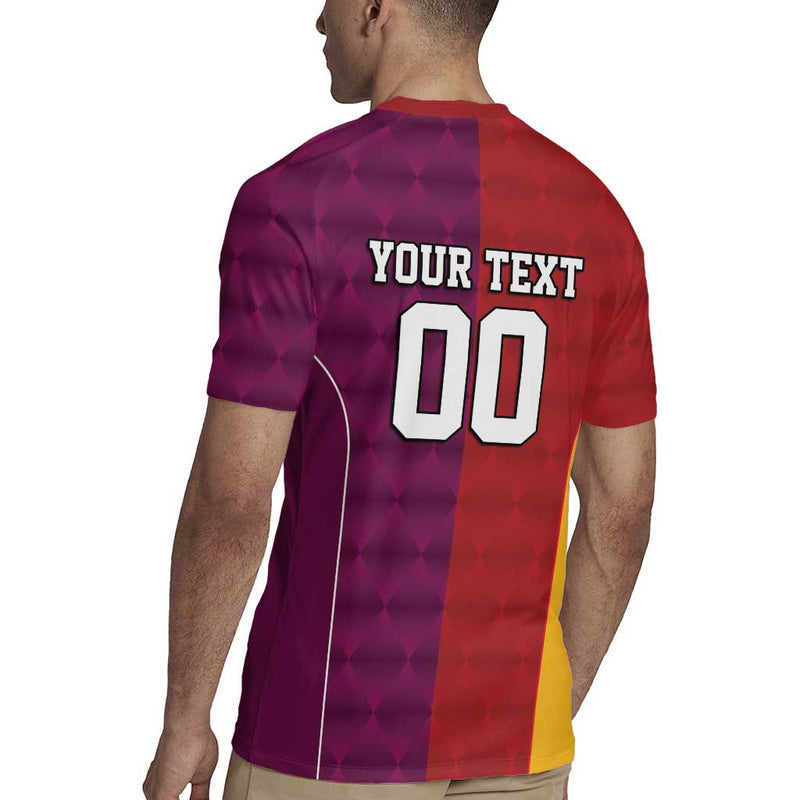 Custom British Lions Australia Queensland Sporty Style Rugby Jersey