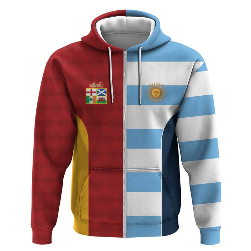 Custom British Lions-Argentina Sporty Style Hoodie
