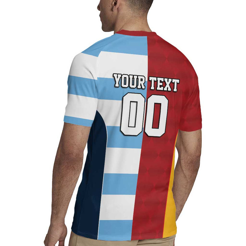 Custom British Lions-argentina Sporty Style Rugby Jersey