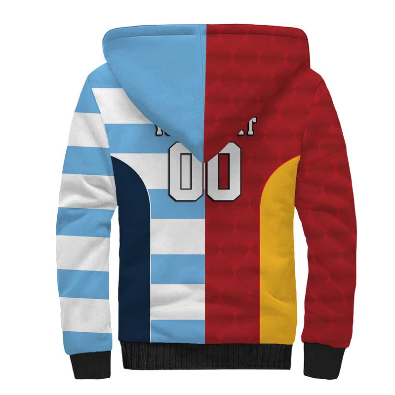 Custom British Lions-Argentina Sporty Style Sherpa Hoodie
