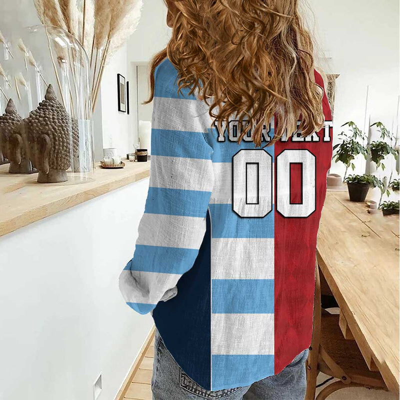 Custom British Lions-Argentina Sporty Style Women Casual Shirt