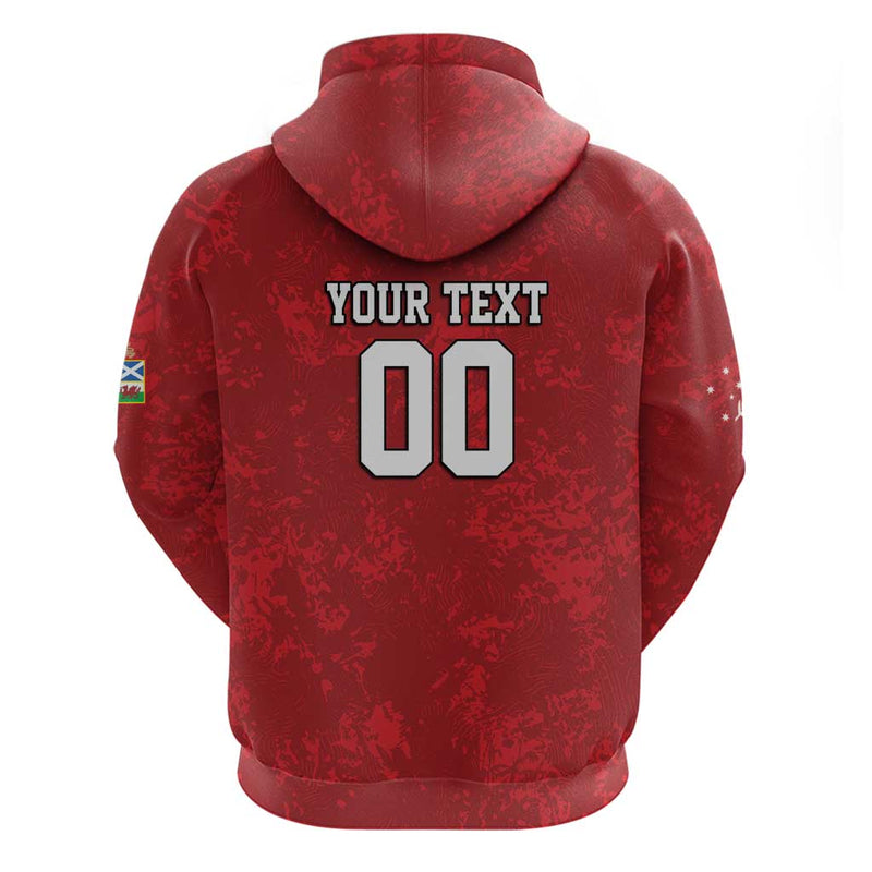 Custom British Lions-AUNZ Australia-New Zealand Indigenous Motif Hoodie