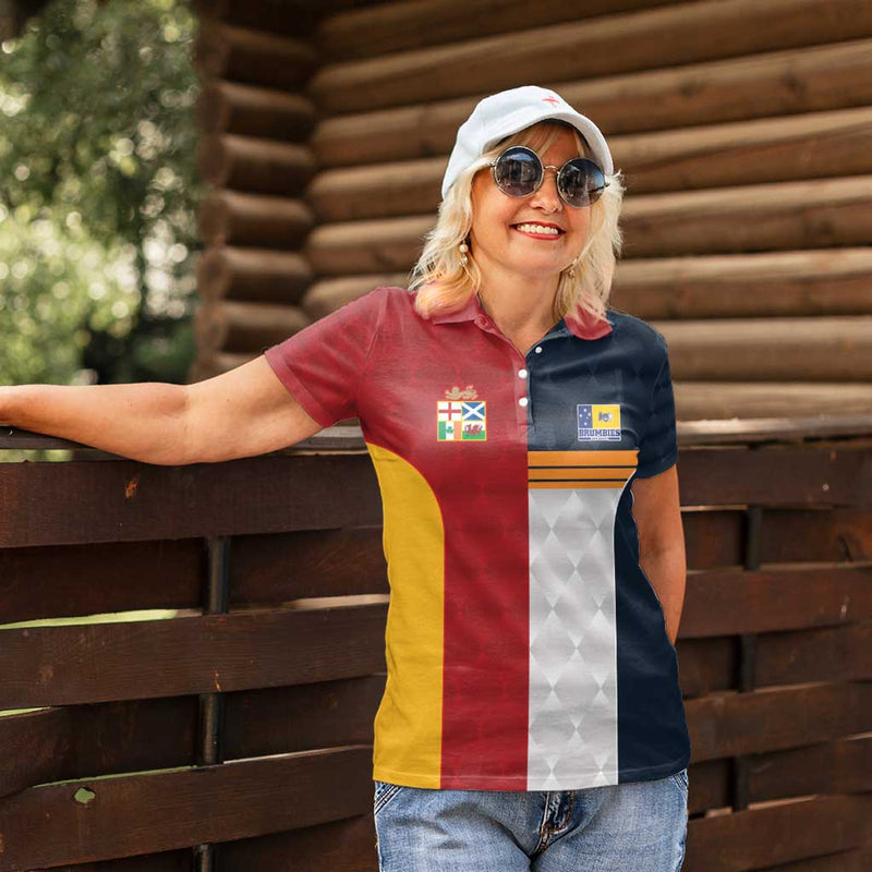 Custom British Lions Australia ACT Sporty Style Women Polo Shirt