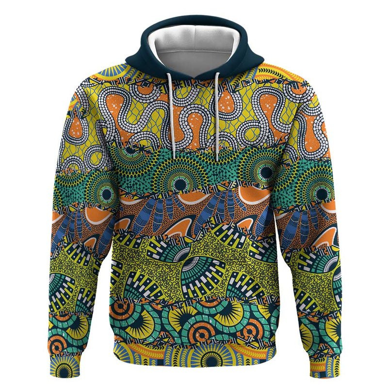 Africa Tribal Mixed Pattern Hoodie