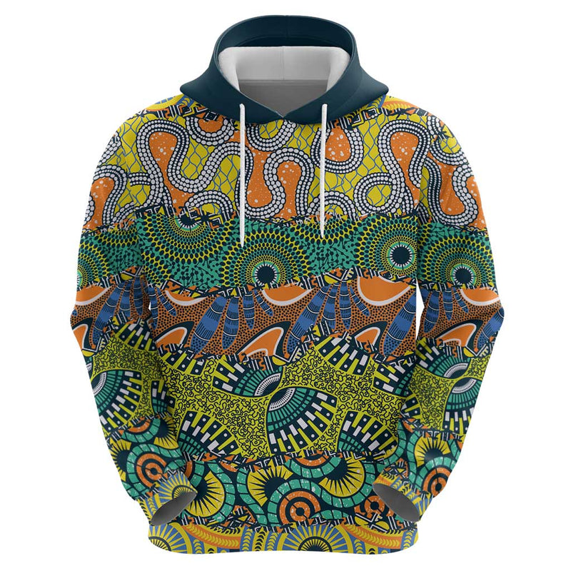 Africa Tribal Mixed Pattern Hoodie