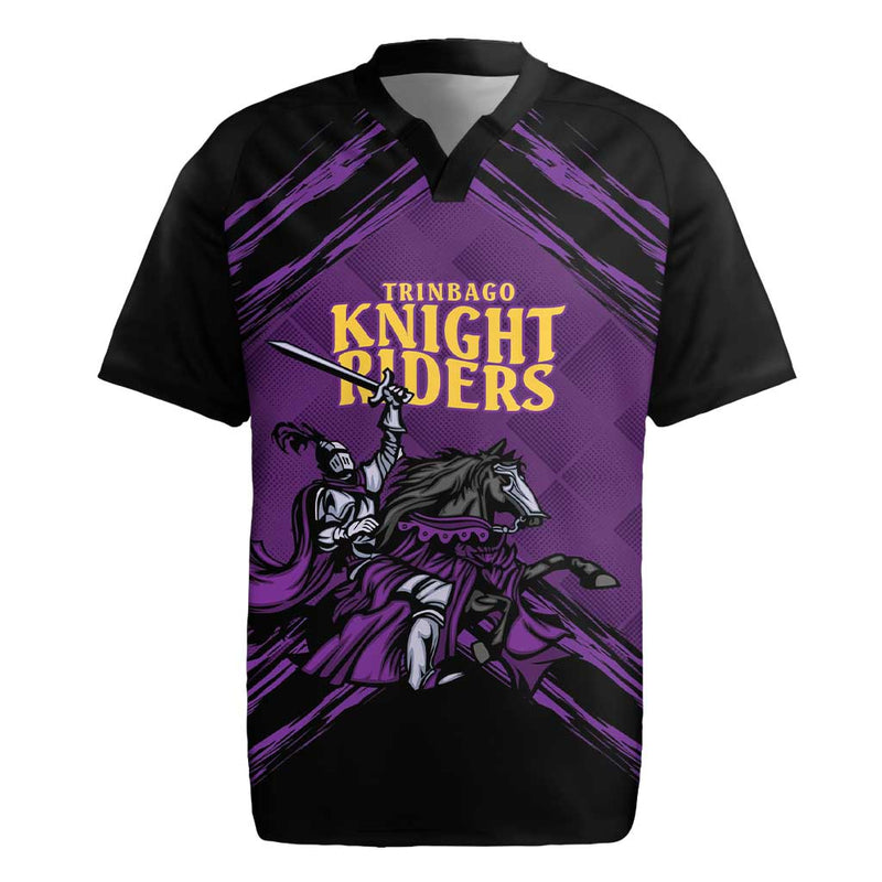 Custom Caribbean Cricket Trinidad And Tobago Cricket Tkr Champions 2025 Purple Edition Rugby Jersey