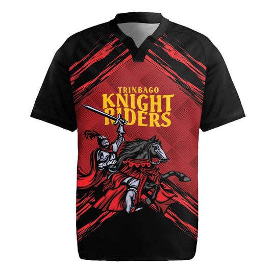 Custom Caribbean Cricket Trinidad And Tobago Cricket Tkr Champions 2025 Red Edition Rugby Jersey