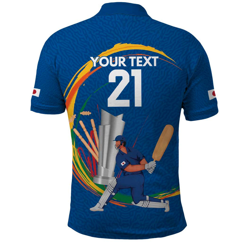 Custom Cricket Japan East Asia-Pacific Polo Shirt Japan Momentum Unleashed