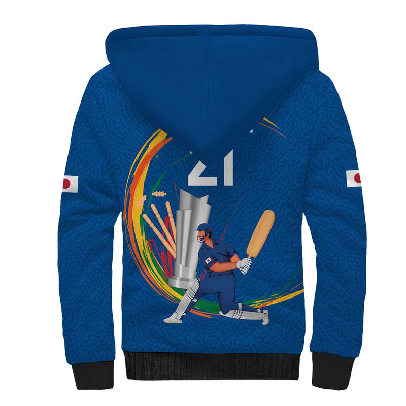 Custom Cricket Japan East Asia-Pacific Sherpa Hoodie Japan Momentum Unleashed