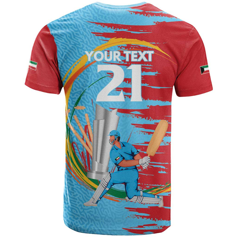 Custom Cricket Kuwait East Asia-Pacific T Shirt Kuwait Chase for Triumph