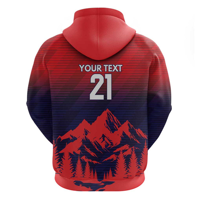Custom Cricket Nepal East Asia-Pacific Hoodie Nepal Rhinos Twenty20