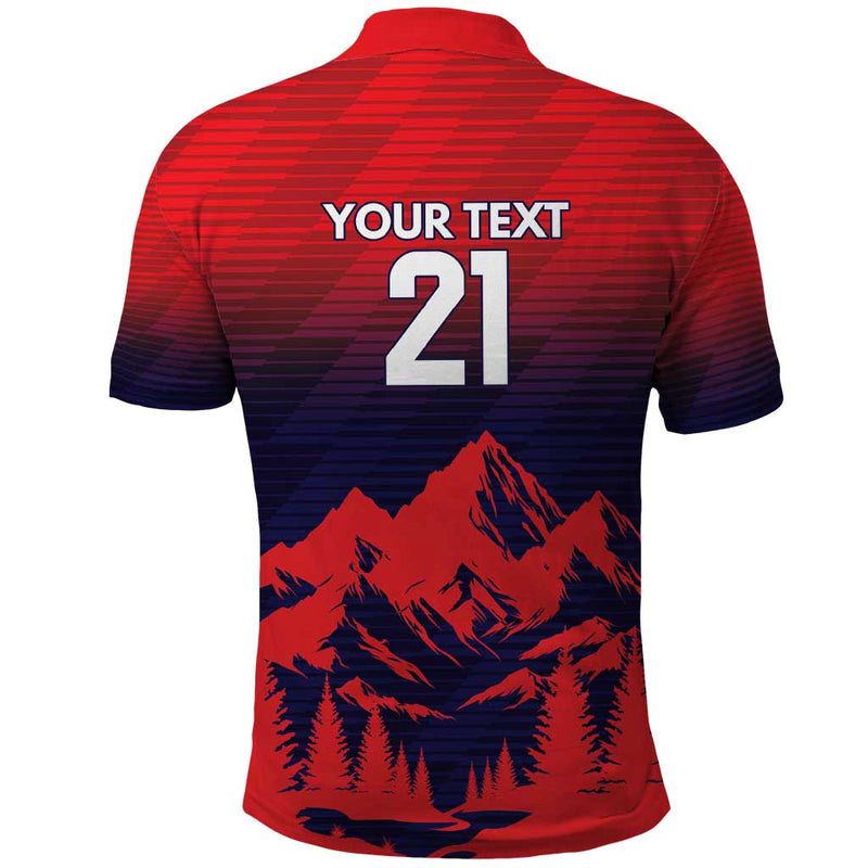 Custom Cricket Nepal East Asia-Pacific Polo Shirt Nepal Rhinos Twenty20