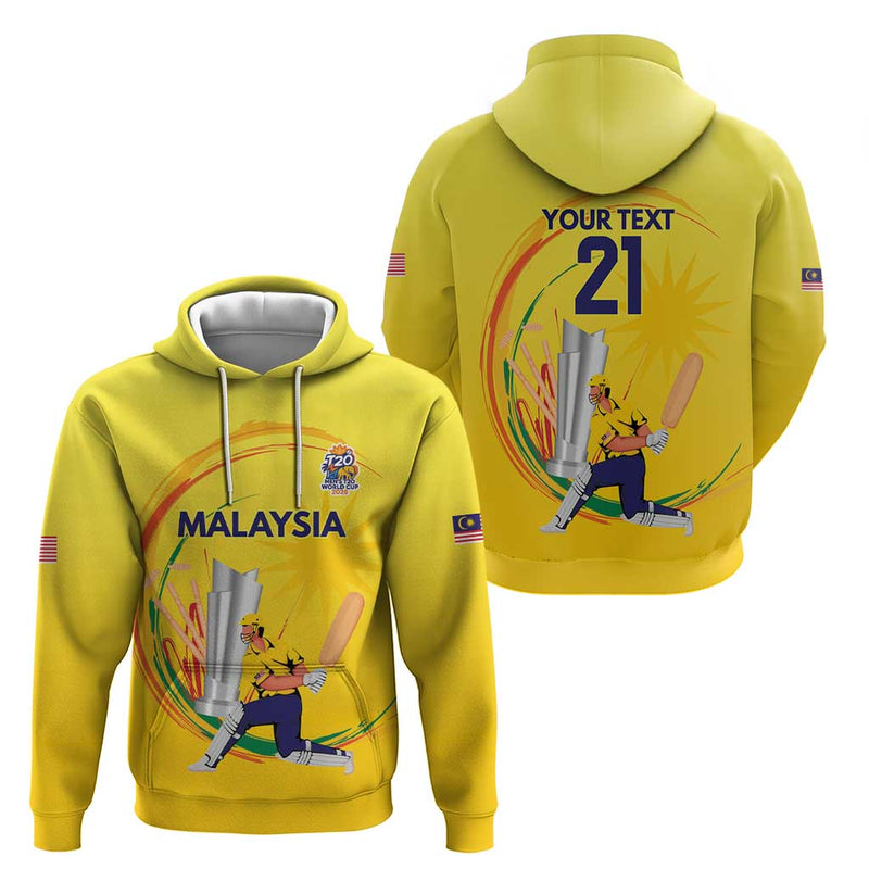 Custom Cricket Malaysia East Asia-Pacific Hoodie Malaysia Road to Glory