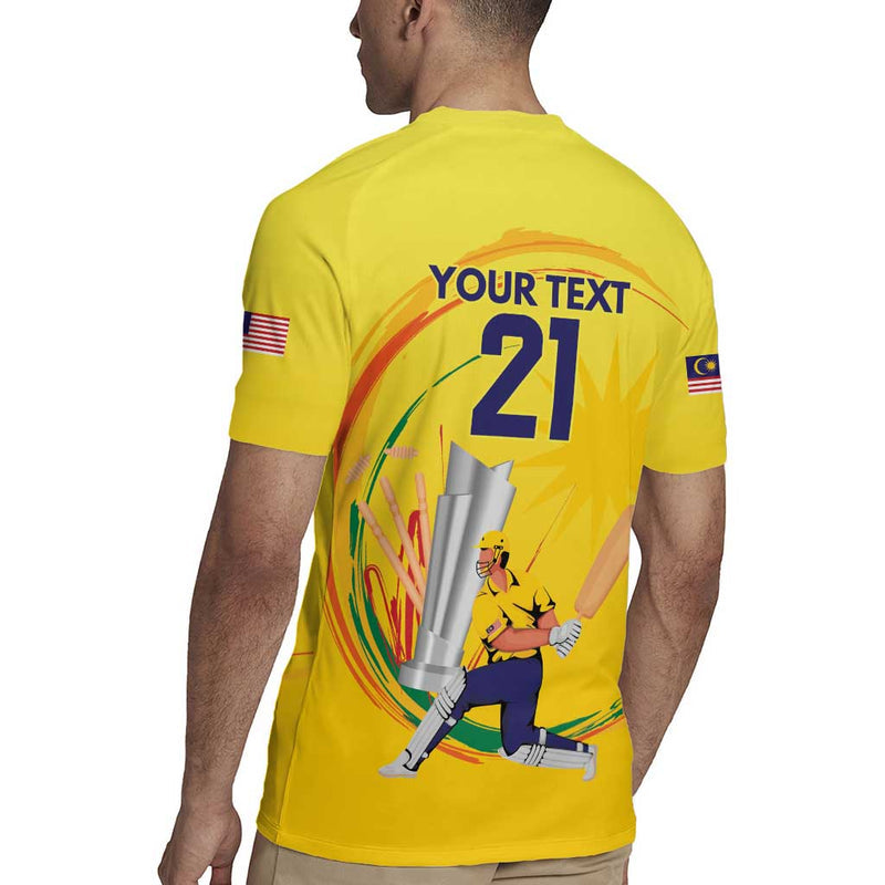 Custom Cricket Malaysia East Asia-pacific Malaysia Road To Glory Rugby Jersey