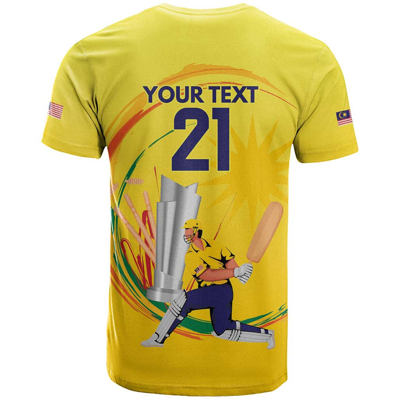 Custom Cricket Malaysia East Asia-Pacific T Shirt Malaysia Road to Glory