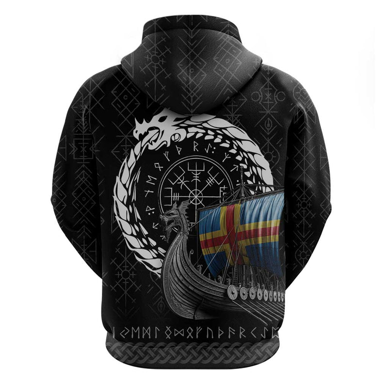 Aland Viking Drakkar Viking Blood Hoodie
