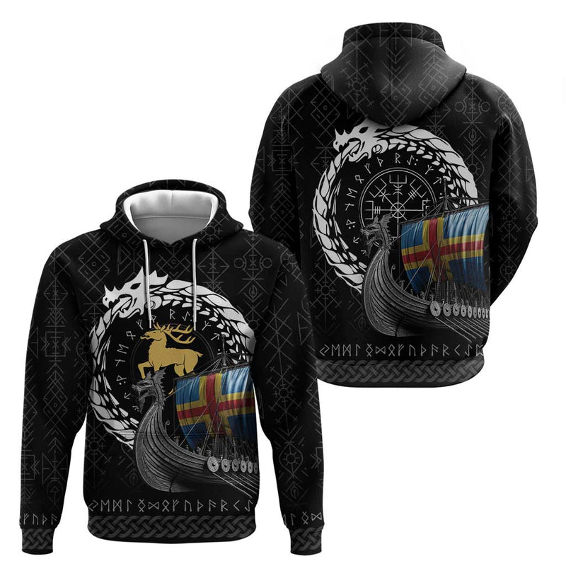 Aland Viking Drakkar Viking Blood Hoodie