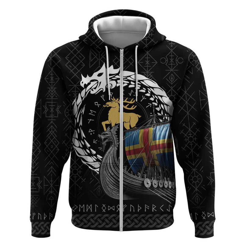 Aland Viking Drakkar Viking Blood Hoodie