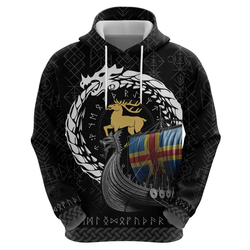 Aland Viking Drakkar Viking Blood Hoodie