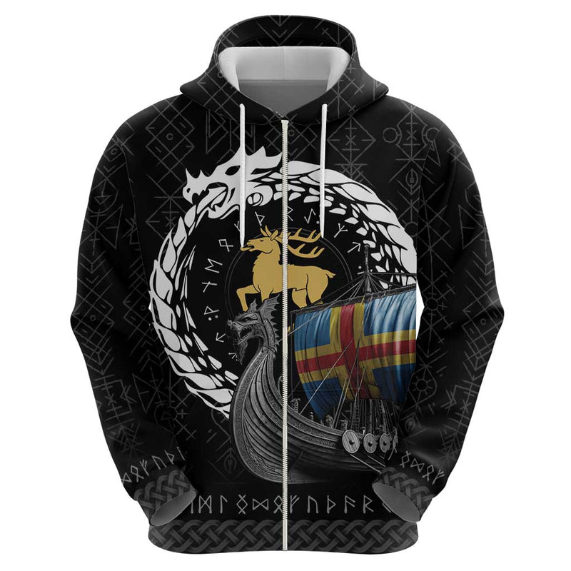 Aland Viking Drakkar Viking Blood Hoodie