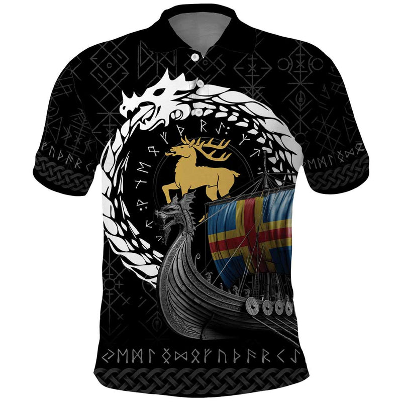 Aland Viking Drakkar Viking Blood Polo Shirt