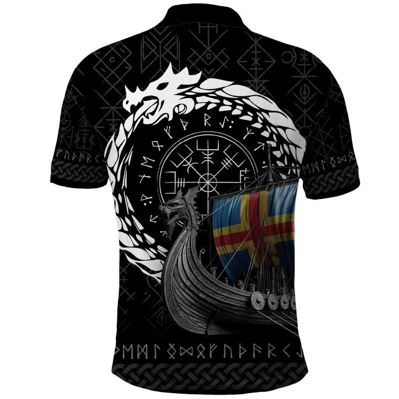 Aland Viking Drakkar Viking Blood Polo Shirt