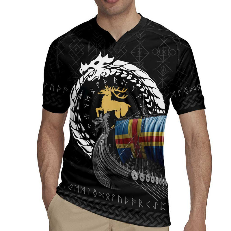 Aland Viking Drakkar Viking Blood Rugby Jersey