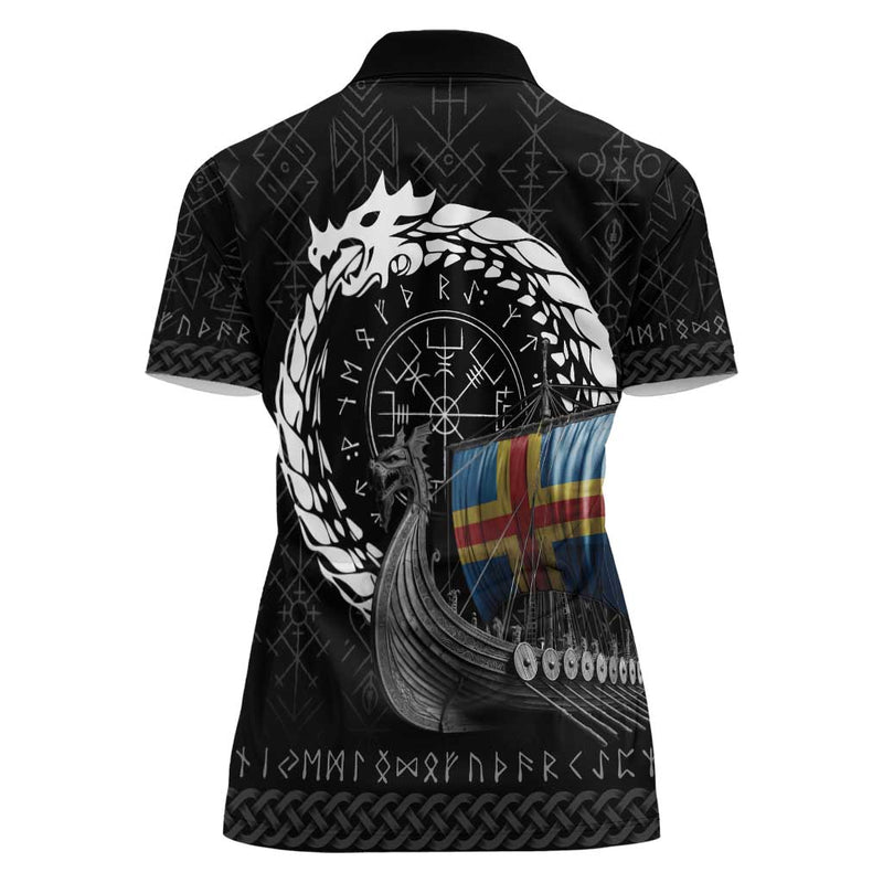 Aland Viking Drakkar Viking Blood Women Polo Shirt
