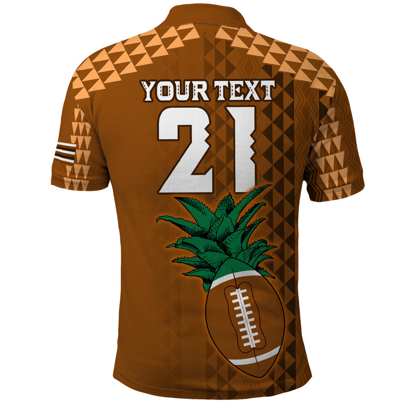 Custom Hawaii Honolulu Bowl With Kakau Tribal Pattern Polo Shirt